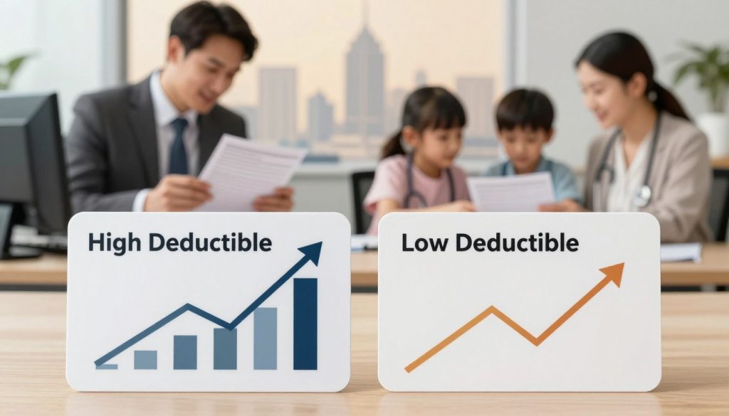 high deductible vs low deductible high deductible vs low deductible